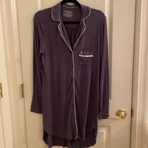 Victoria’s Secret button down pajama night shirt.
